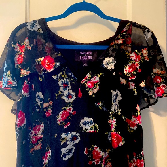 Anna Sui Dresses & Skirts - Never been worn. Anna Sui for ModCloth dress. Empire waist. Full length.